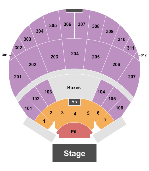 Coca-Cola Amphitheater Mumford & Sons Seating Chart